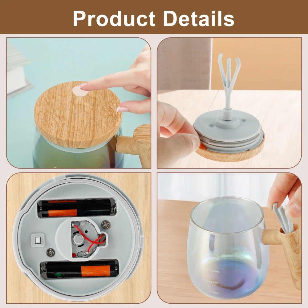 Automatic Self-Stirring Coffee Mug