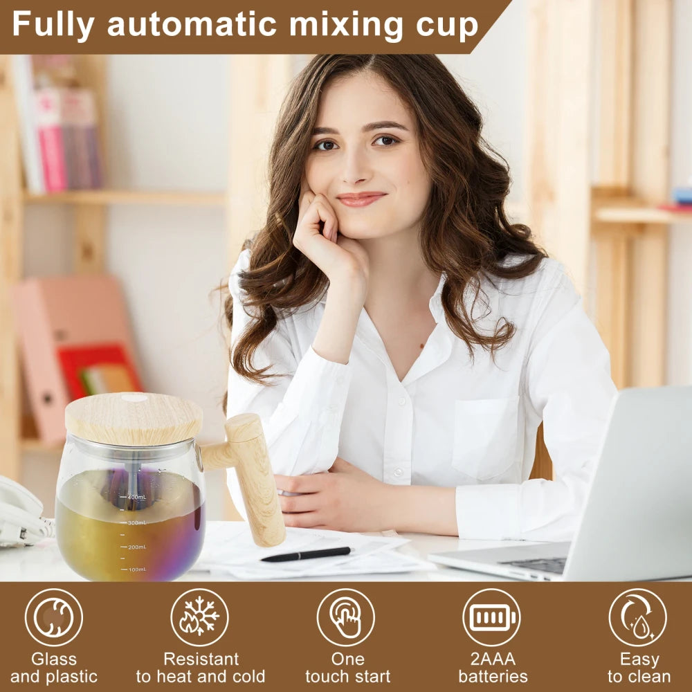 Automatic Self-Stirring Coffee Mug