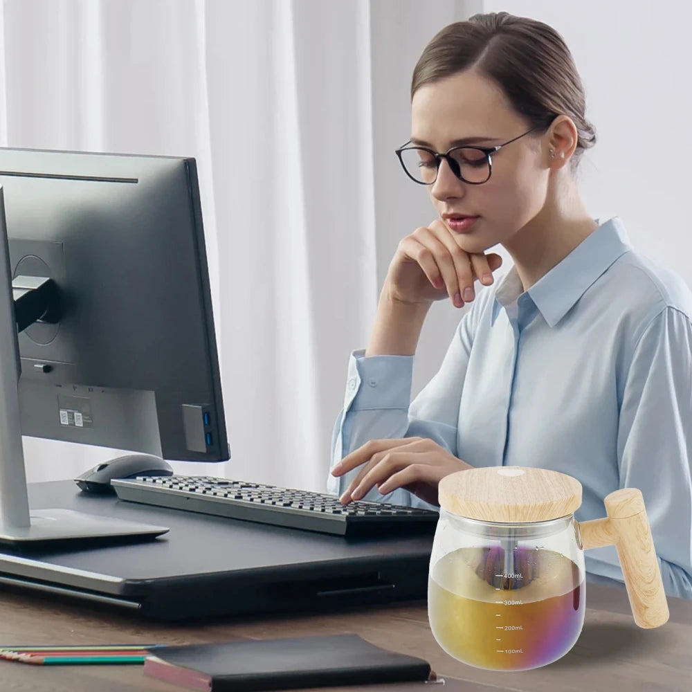 Automatic Self-Stirring Coffee Mug