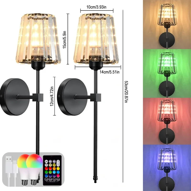 Nordic Crystal Wall Lamp